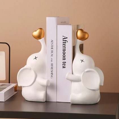 Simple Small Elephant Modern Book Stand